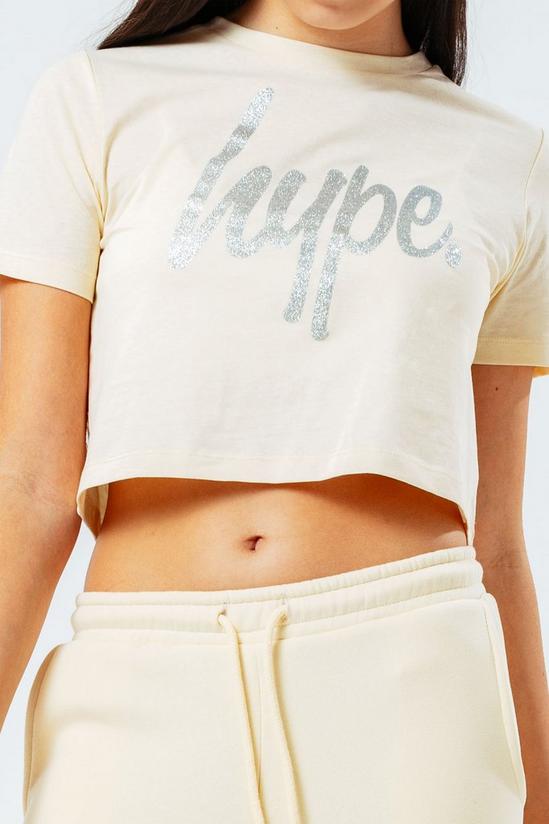 Hype Lemon Crop T-Shirt 4