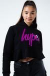 Hype Holo Script Crop Pullover Hoodie thumbnail 4