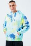 Hype Tropic Dye Oversized Pullover Hoodie thumbnail 1
