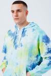 Hype Tropic Dye Oversized Pullover Hoodie thumbnail 4