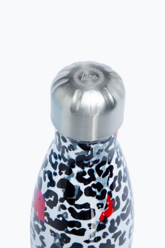 Hype Leopard Floral Metal Water Bottle 4