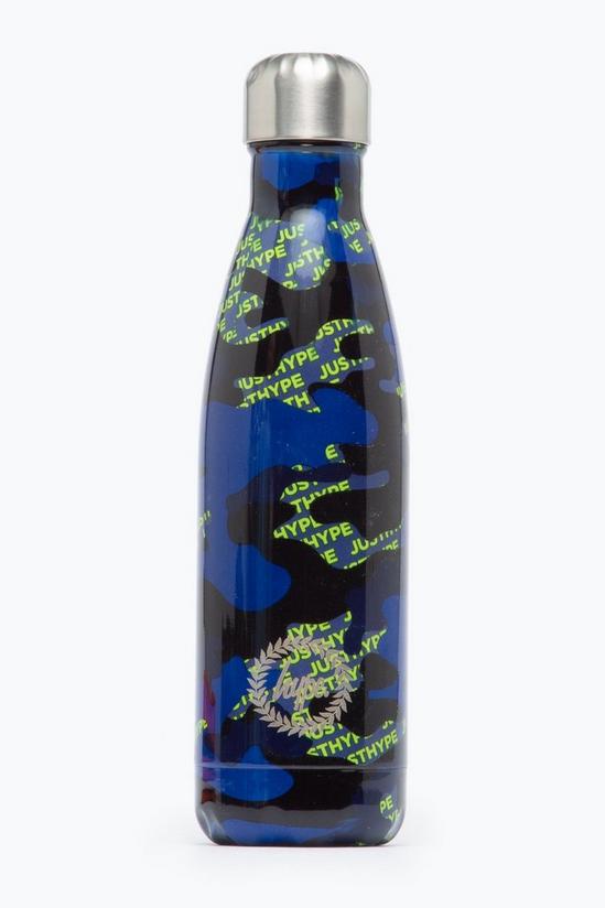 Hype Neon Logo Camo Metal Water Bottle 1