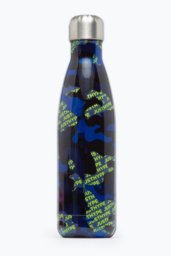 Hype Neon Logo Camo Metal Water Bottle 2