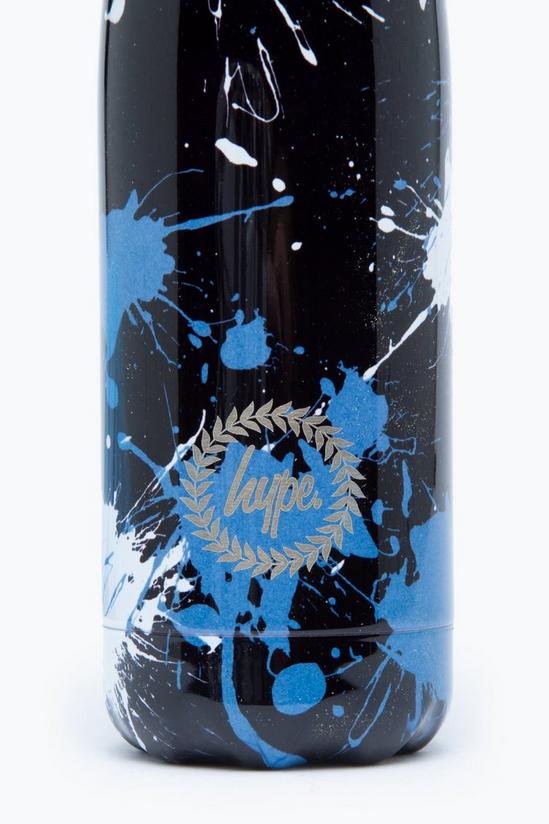 Hype Black Splatter Metal Water Bottle 3