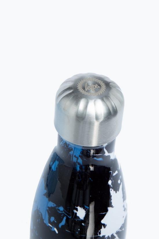 Hype Black Splatter Metal Water Bottle 4