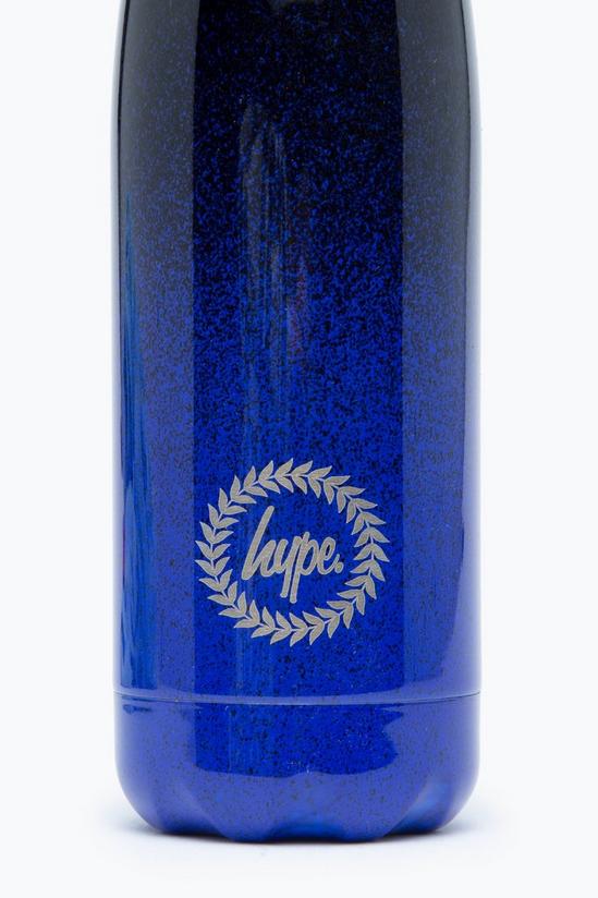 Hype Blue Black Speckle Metal Water Bottle 3