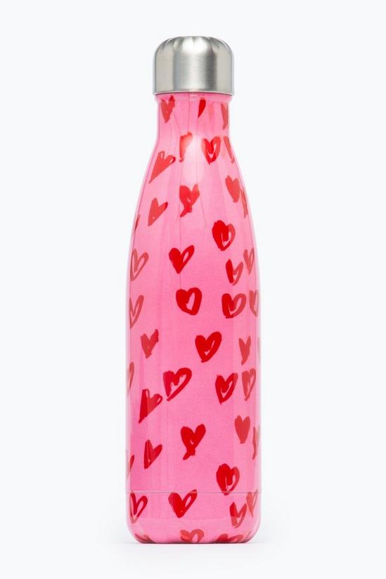 Hype Scribble Heart Metal Water Bottle 2