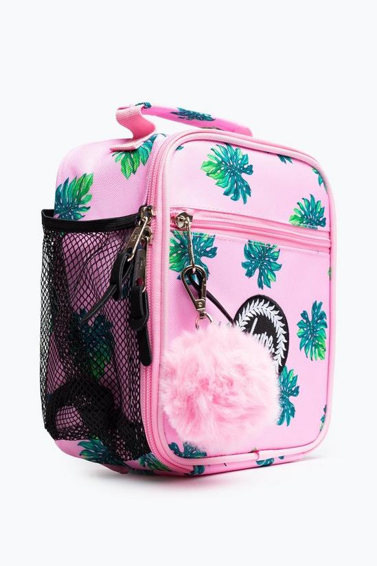 Hype Pink Palm Lunch Bag 2