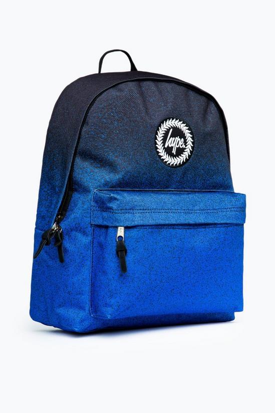 Hype Black Blue Speckle Fade Backpack 2