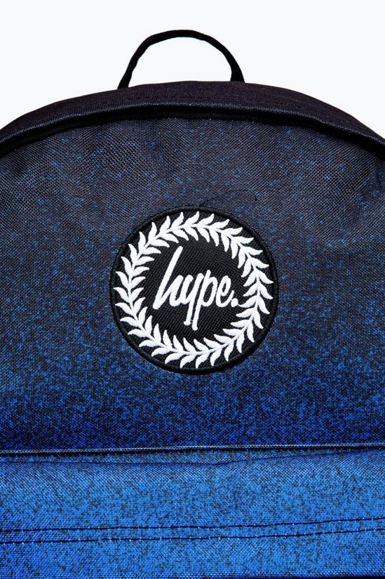Hype Black Blue Speckle Fade Backpack 4