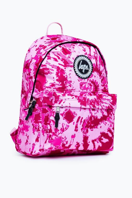 Hype Pink Swirl Tie Dye Backpack 2