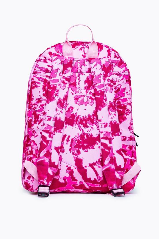 Hype Pink Swirl Tie Dye Backpack 3