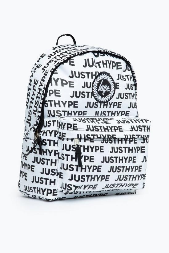 Hype White Logo Backpack 2