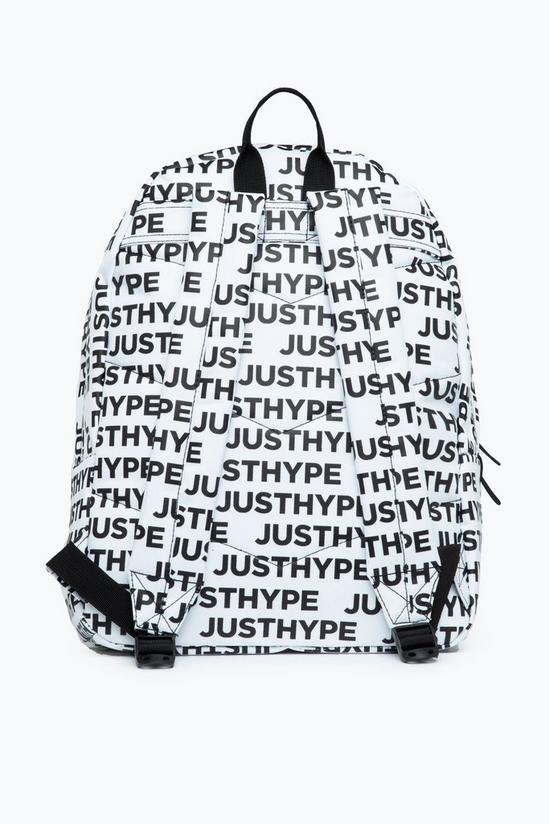 Hype White Logo Backpack 3