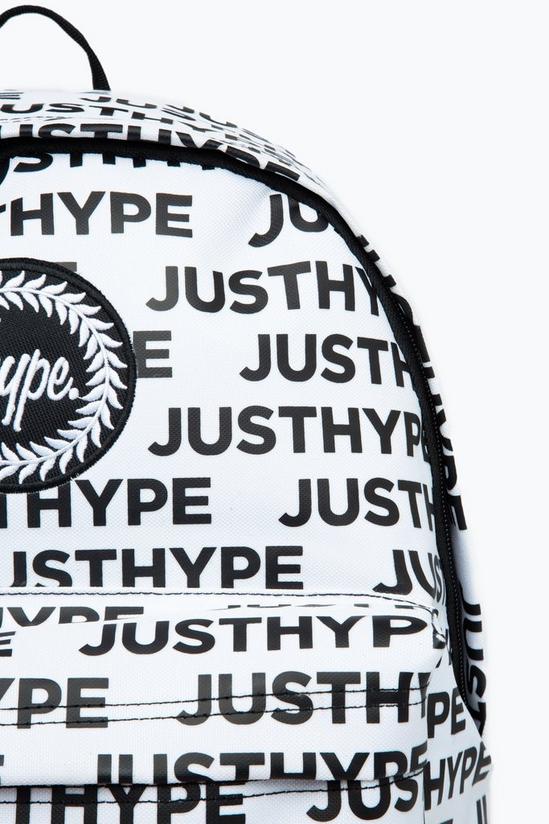 Hype White Logo Backpack 4