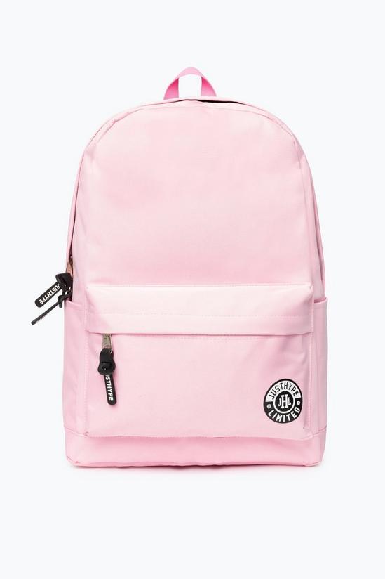 Hype Pink Crest Entry Backpack 1