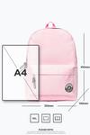 Hype Pink Crest Entry Backpack thumbnail 6