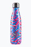 Hype Pink Zebra Metal Reusable Bottle thumbnail 1