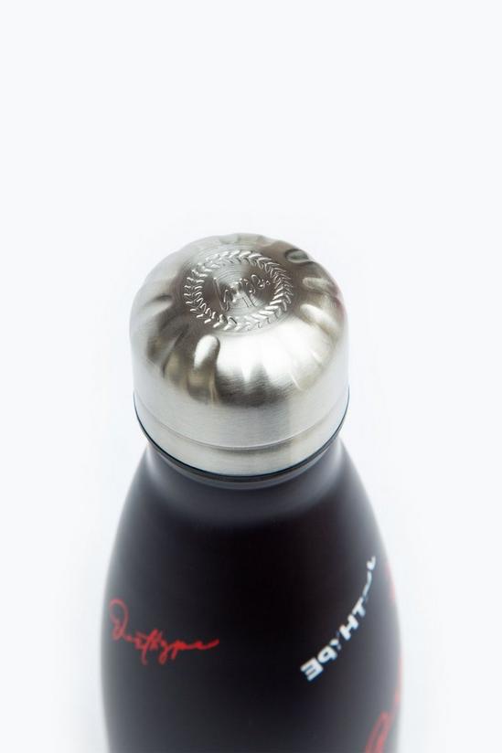 Hype Black Repeat Logo Metal Reusable Bottle 4