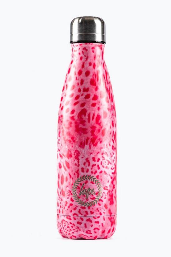 Hype Pink Spots Metal Reusable Bottle 1