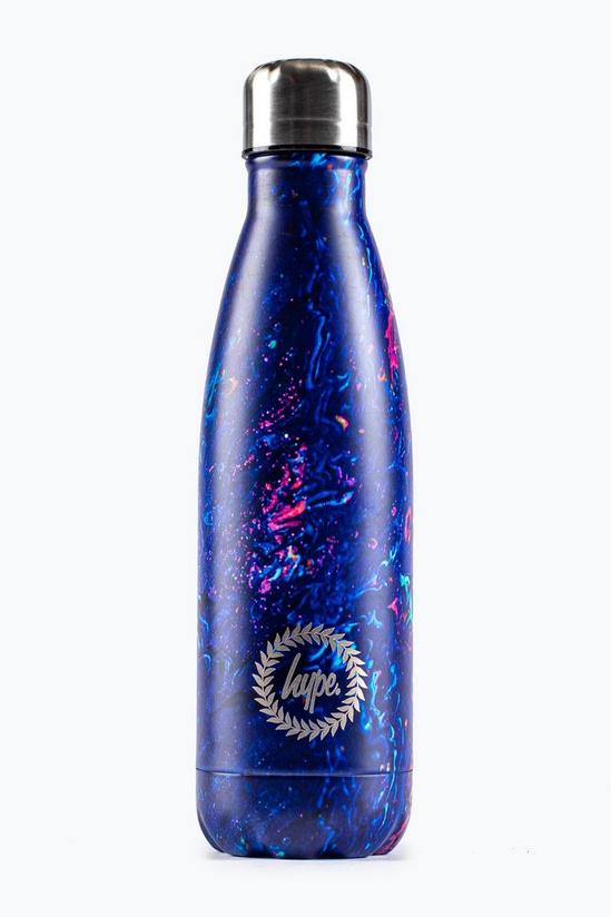 Hype Blue Marble Metal Reusable Bottle 1