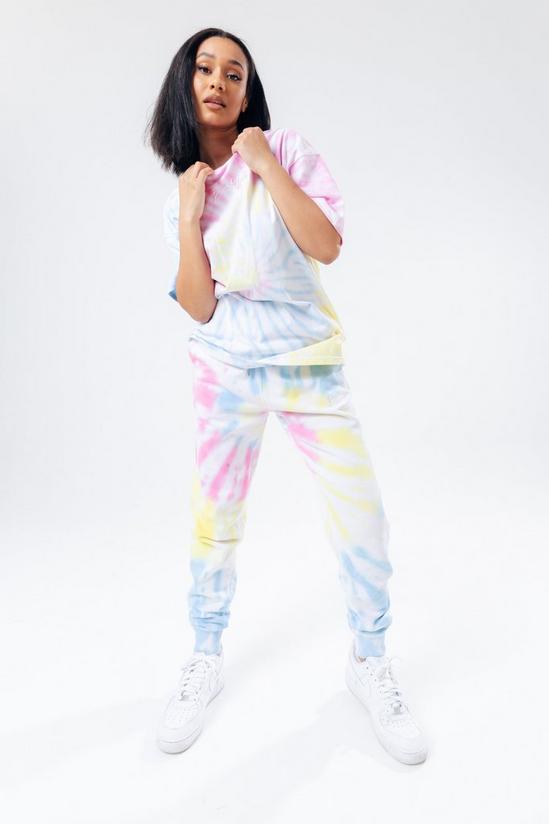 Hype Rainbow Pastel Tie Dye Scribble Logo T-Shirt 2