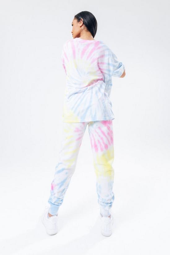Hype Rainbow Pastel Tie Dye Scribble Logo T-Shirt 3