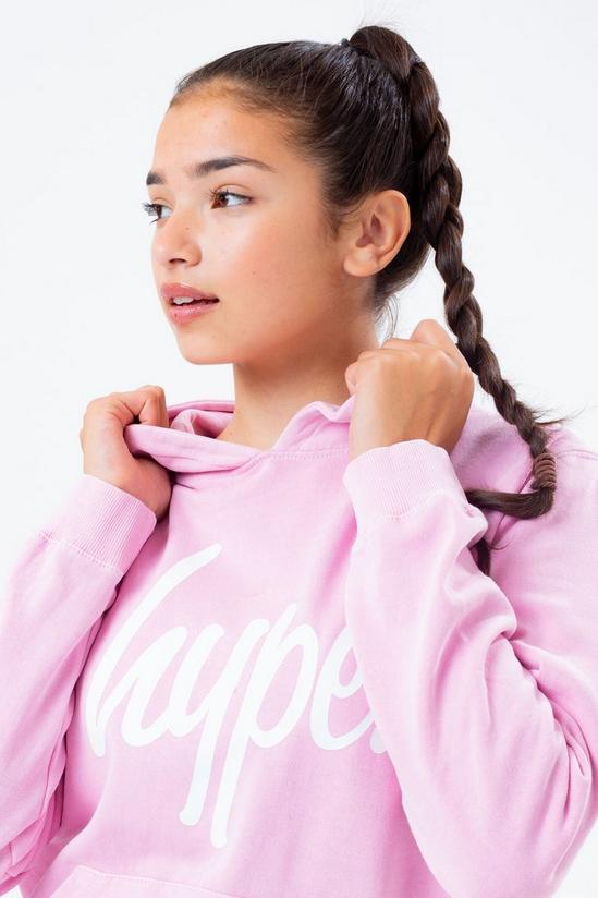 Hype Washed Scribble Logo Pullover Hoodie 4