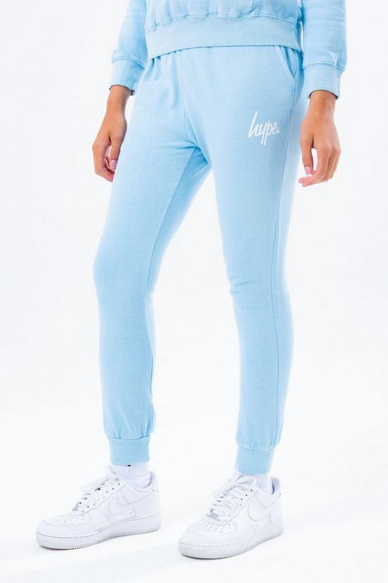 Hype Washed Script Logo Joggers 1