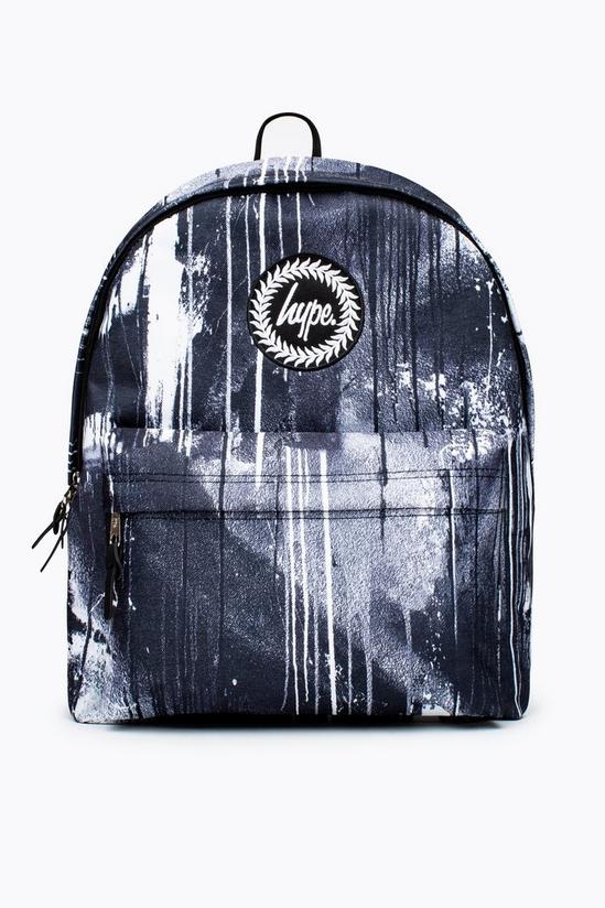 Hype Black Spray Backpack 1