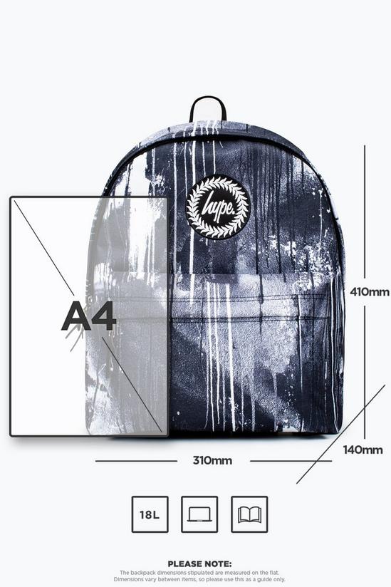 Hype Black Spray Backpack 6