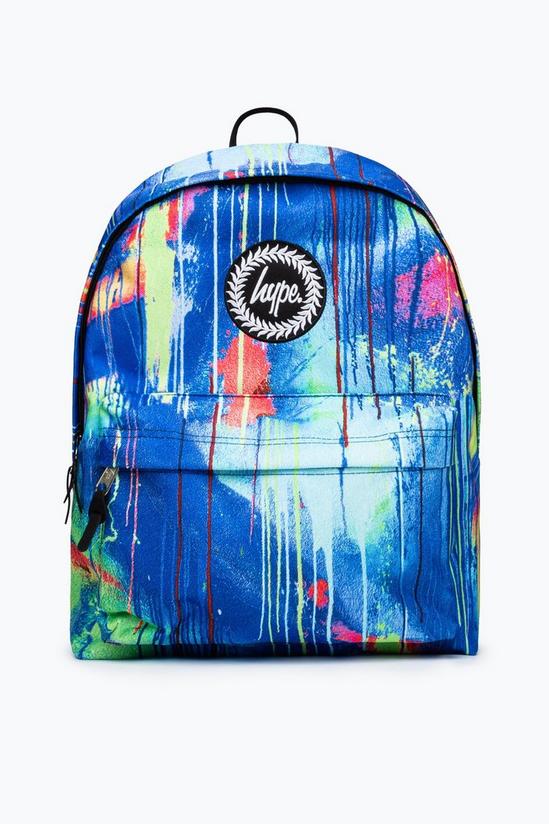 Hype Blue Spray Backpack 1