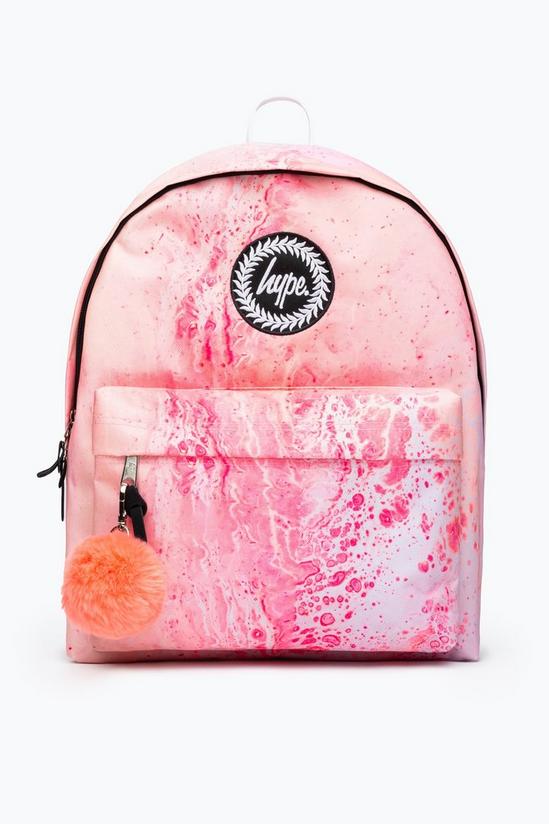 Hype Apricot Marble Backpack 1