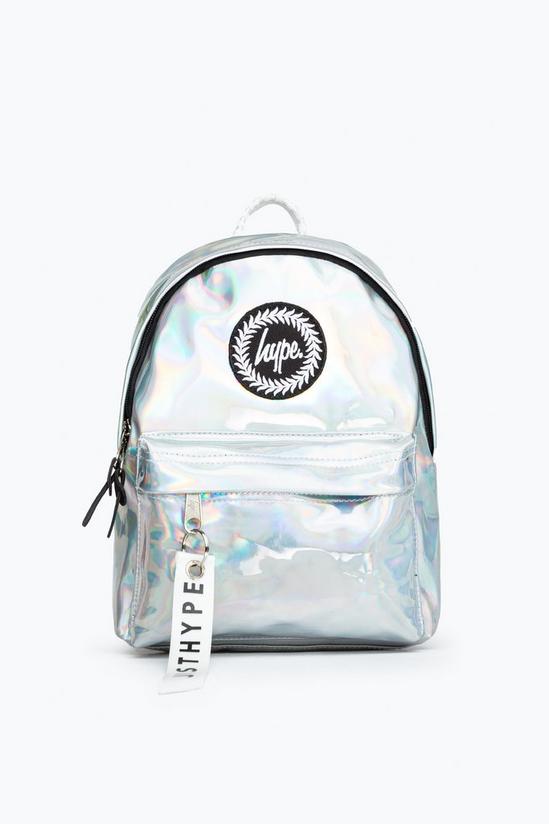Hype Silver Holo Mini Backpack 1