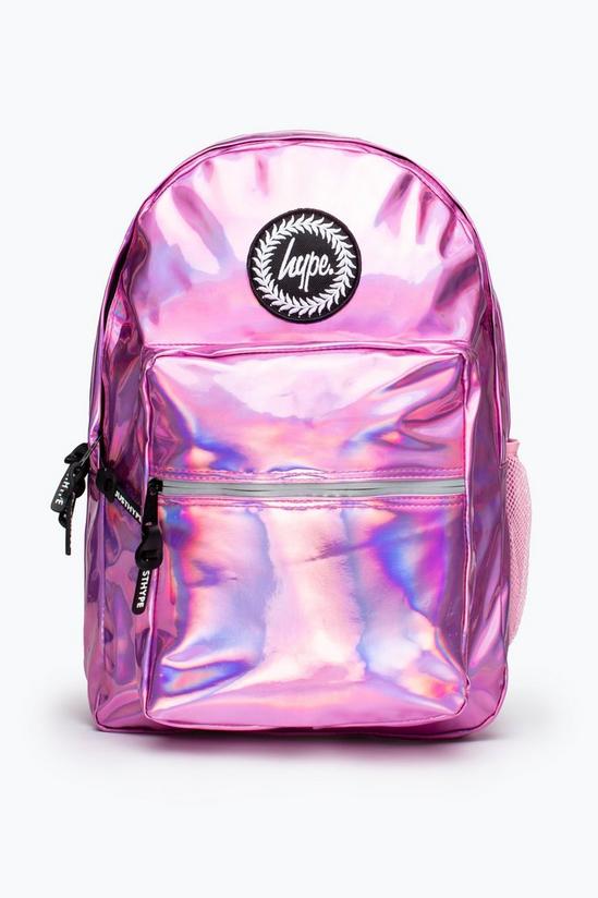 Hype Pink Holo Utility Backpack 1