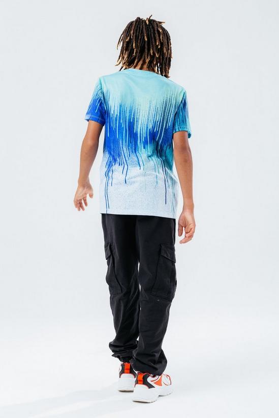 Hype Teal Drips T-Shirt 3