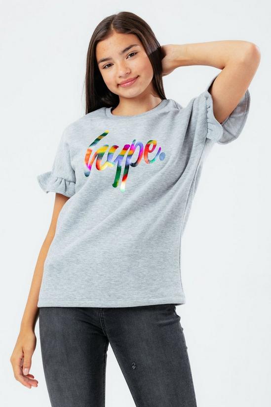 Hype Butterfly Sleeve Crew Neck 1