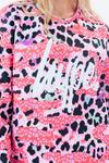 Hype Leopard Camo Sweat Dress thumbnail 4