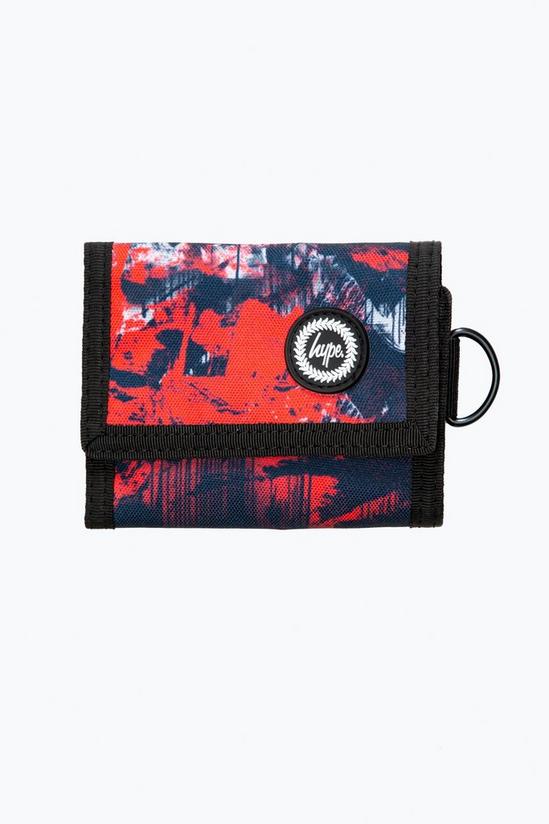 Hype Red Abstract Wallet 1