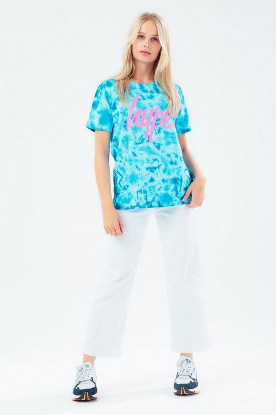 Hype Aqua Tie Dye T-Shirt 2