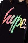 Hype Pastel Rainbow Script Hoodie thumbnail 4