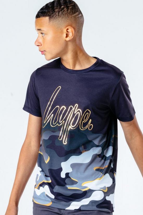 Hype Gold Line Camo T-Shirt 5