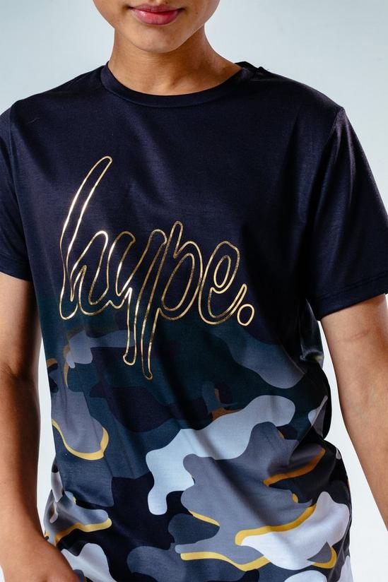 Hype Gold Line Camo T-Shirt 6