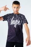 Hype Black Blotch Speckle Fade T-Shirt thumbnail 1