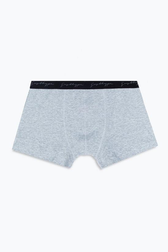 Hype 3 Pack Grey Trunk Boxers 3