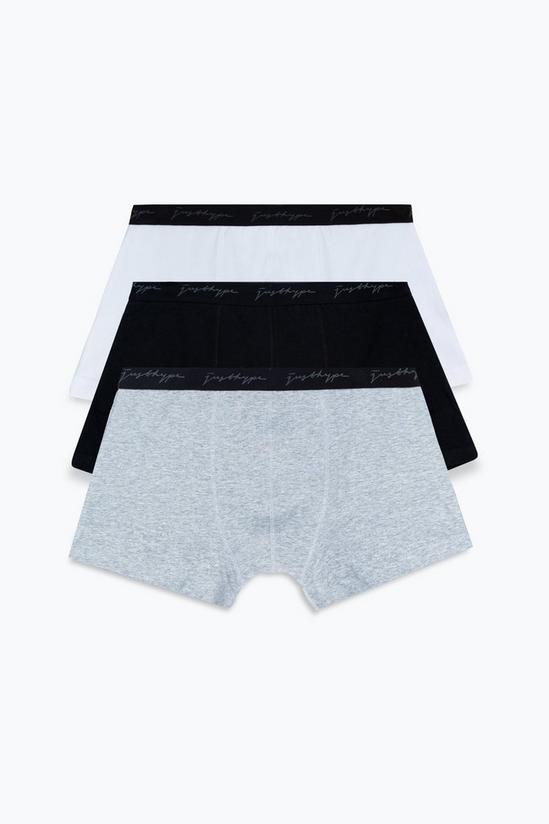 Hype 3 Pack Monotone Trunk Boxers 1