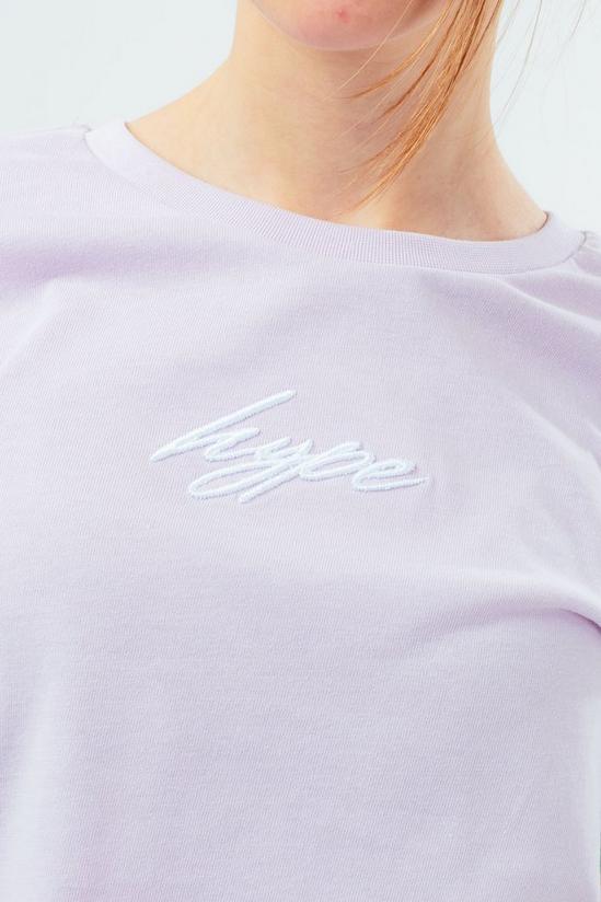 Hype Lilac Rainbow  Long Sleeve T-Shirt 4