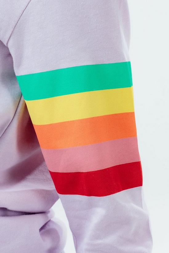 Hype Lilac Rainbow  Long Sleeve T-Shirt 5