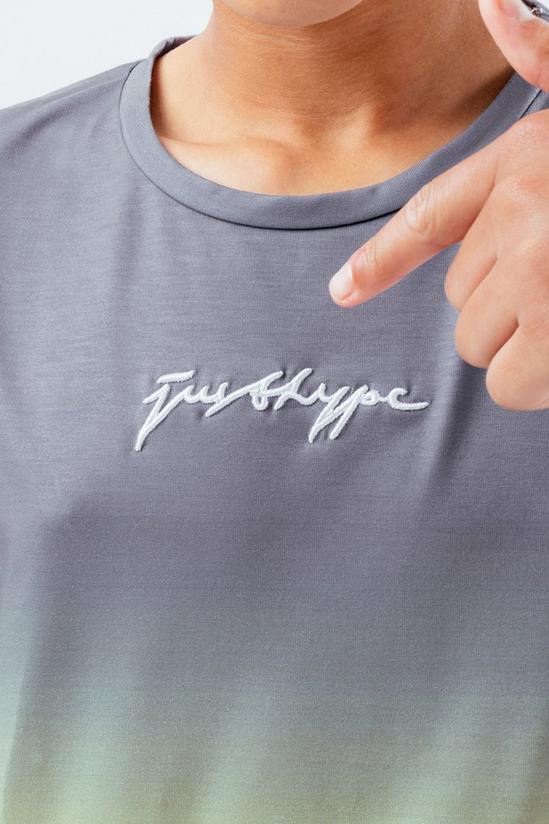 Hype Lime Fade T-Shirt 4