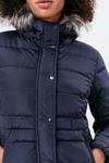 Hype Short Length Padded Coat With Fur thumbnail 4